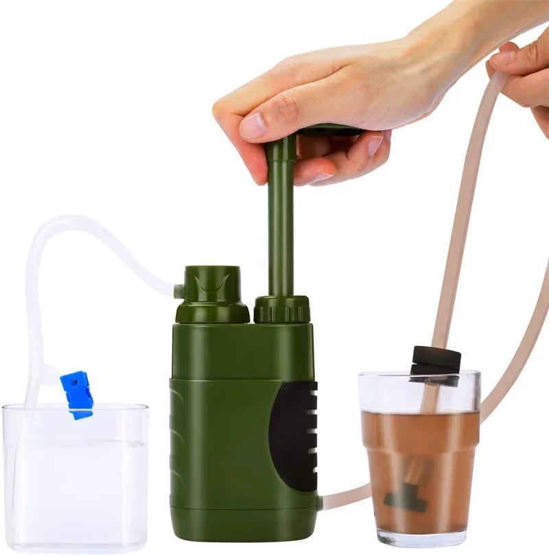 3 en 1 Filtre à eau portable, Essentiel en situation d'urgence